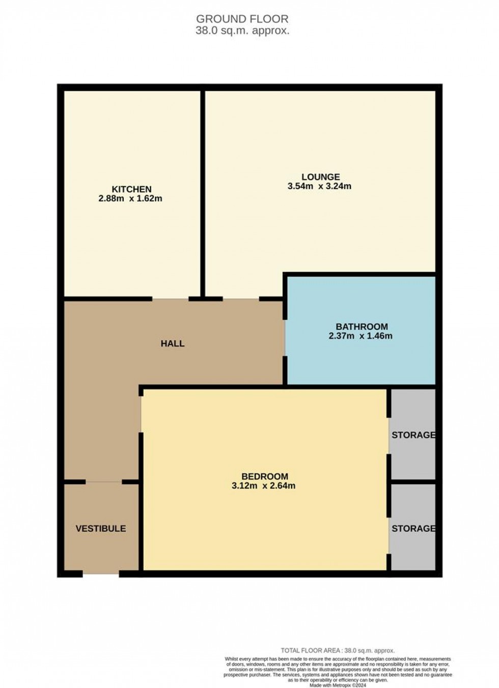 Floorplan for Albert Street, Dundee