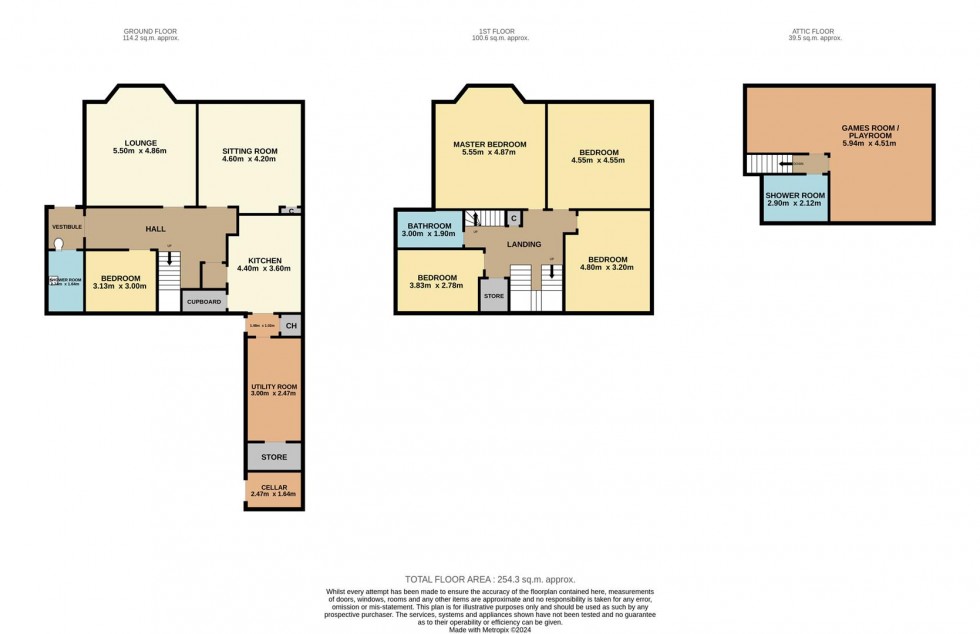 Floorplan for Bingham Terrace Dundee DD4 7HH