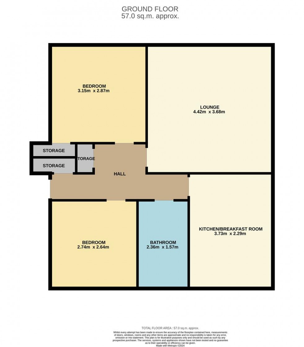 Floorplan for Hawkhill, Dundee