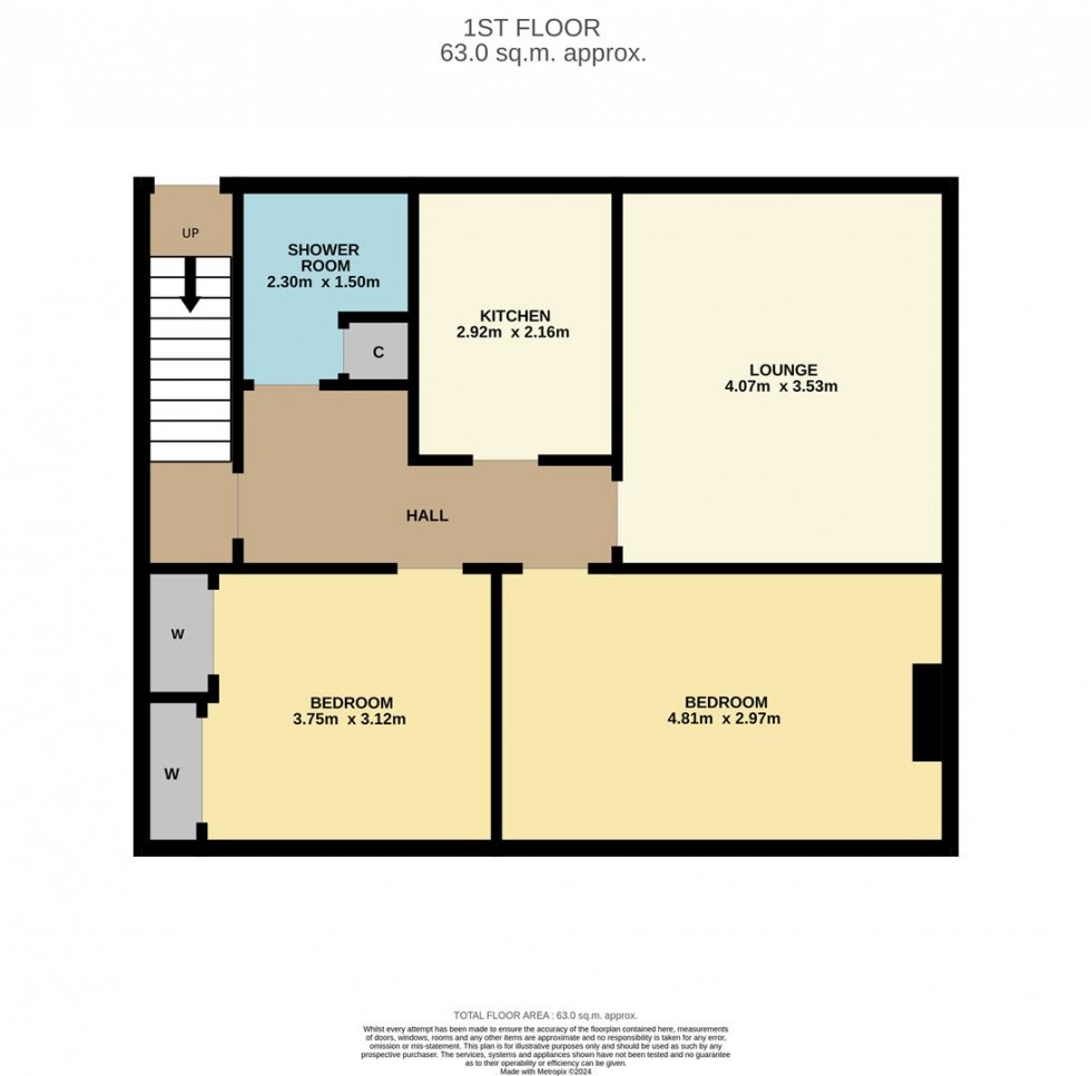 Floorplan for Glenprosen Terrace, Dundee