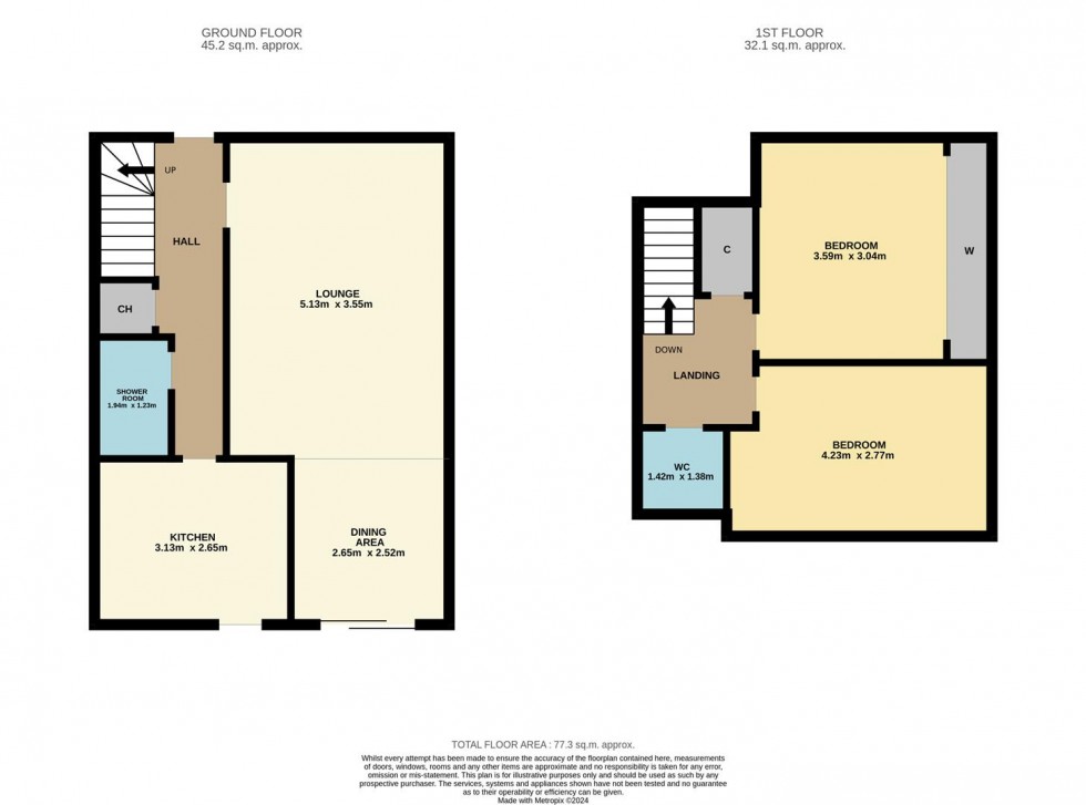 Floorplan for Netherton Terrace, Dundee