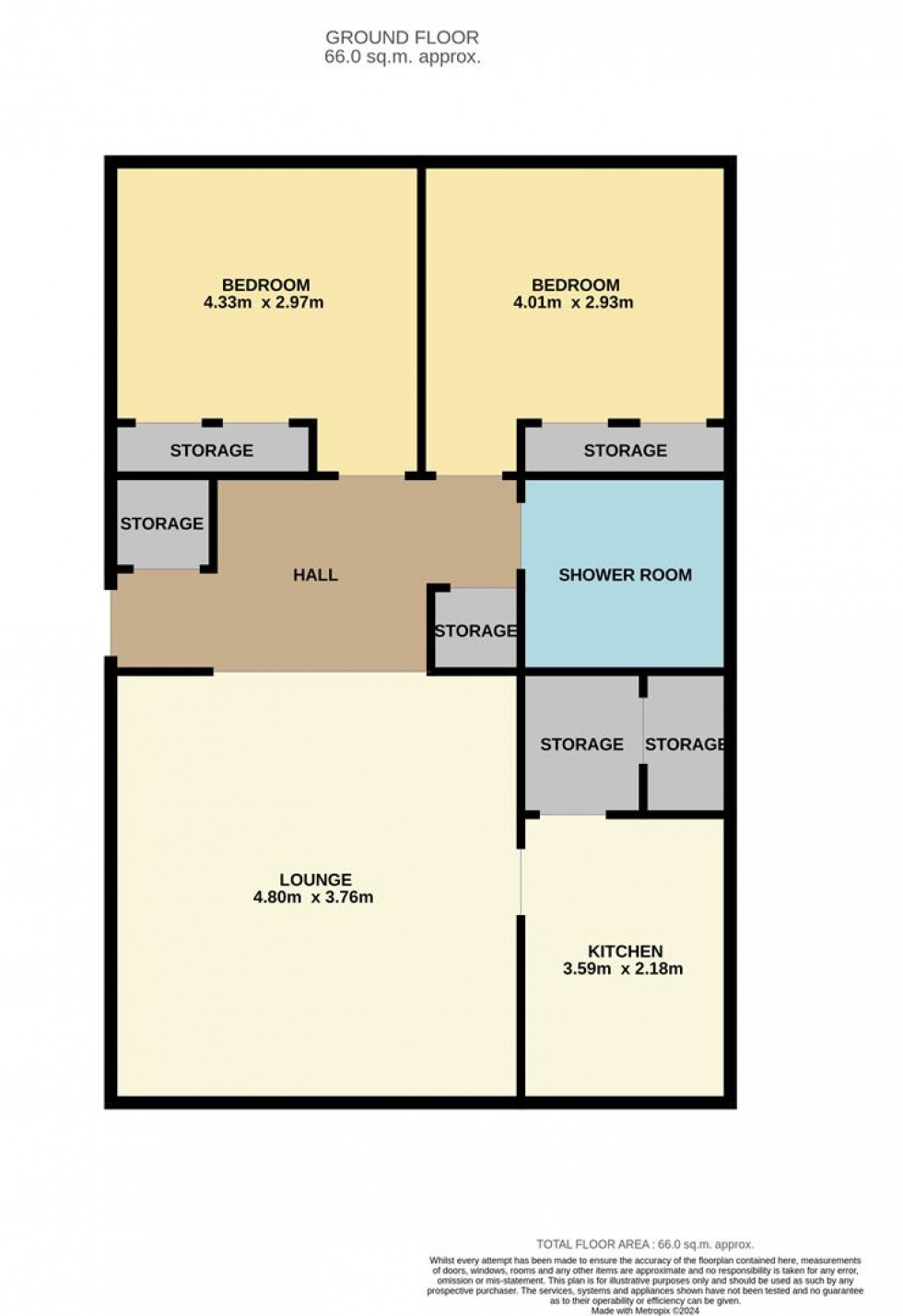 Floorplan for Strathmore Street, Dundee