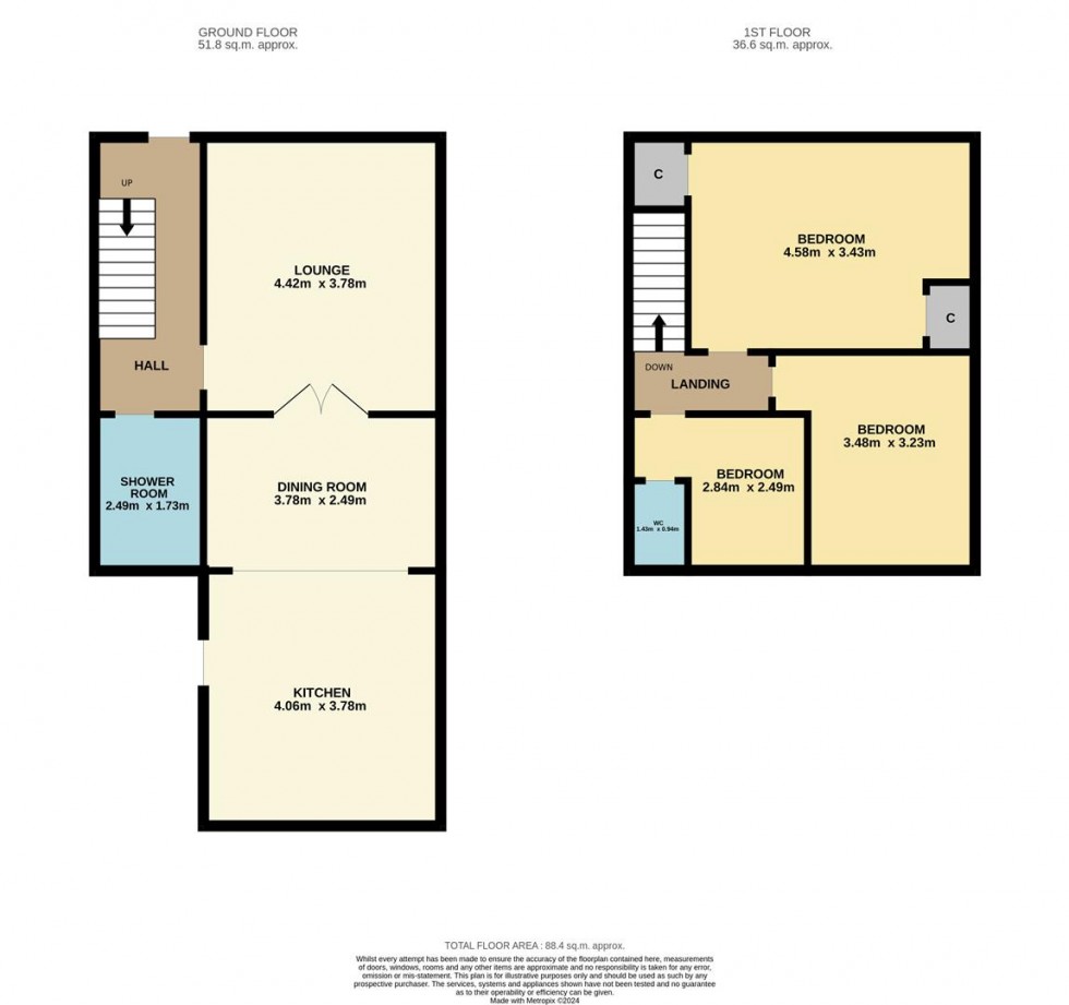 Floorplan for Arbroath Road, Dundee