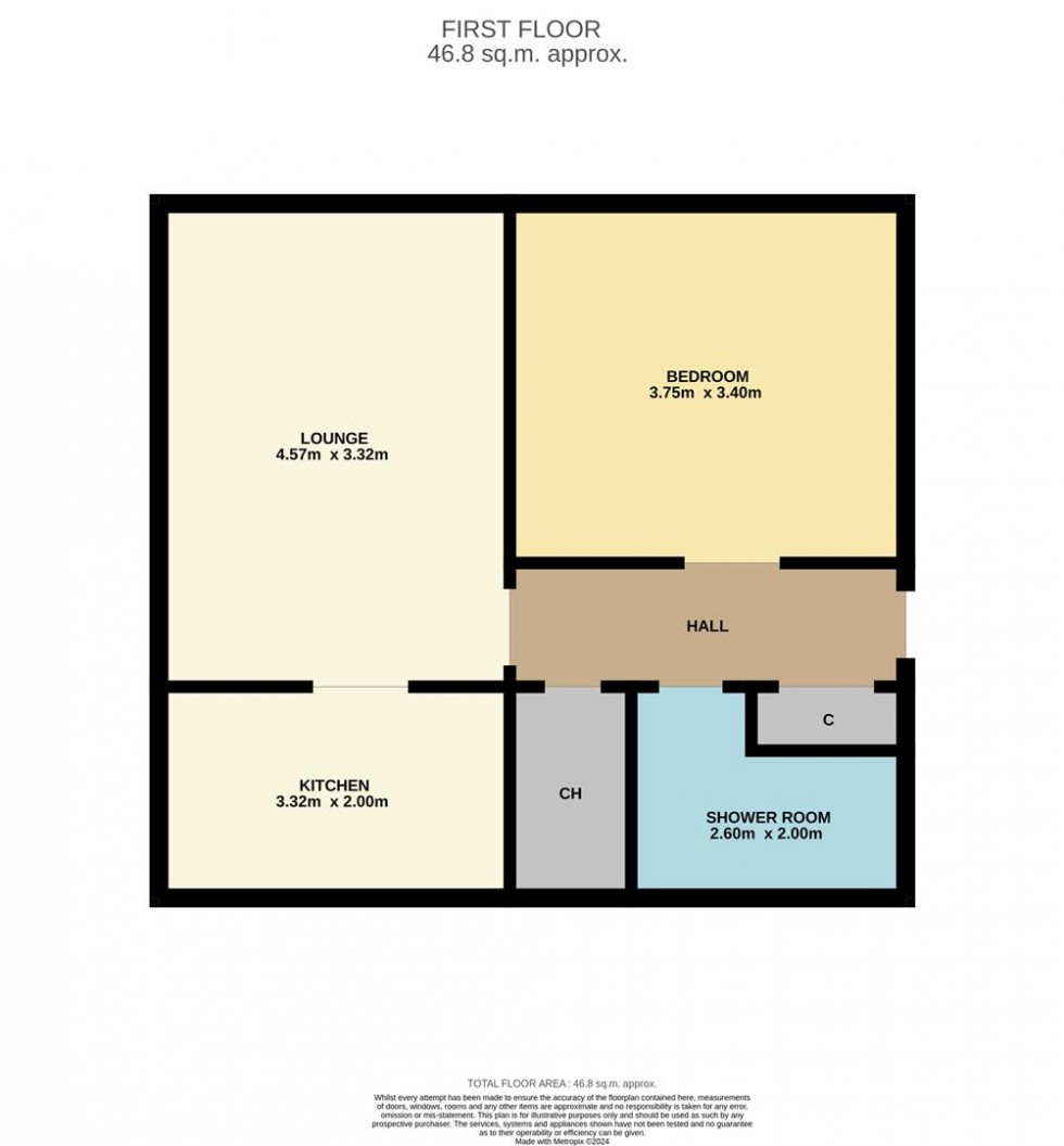 Floorplan for Kinneff Crescent, Dundee