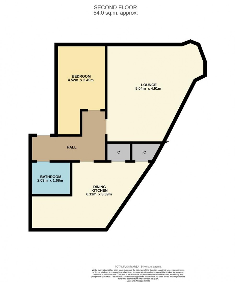 Floorplan for Strathmartine Road, Dundee