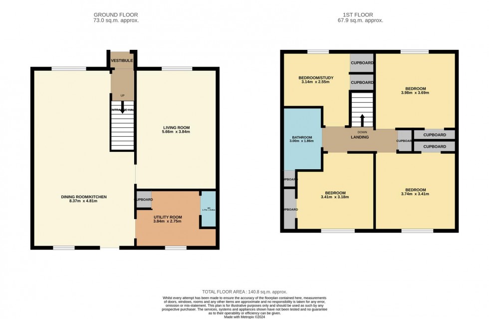 Floorplan for Larchfield Gardens, Dundee