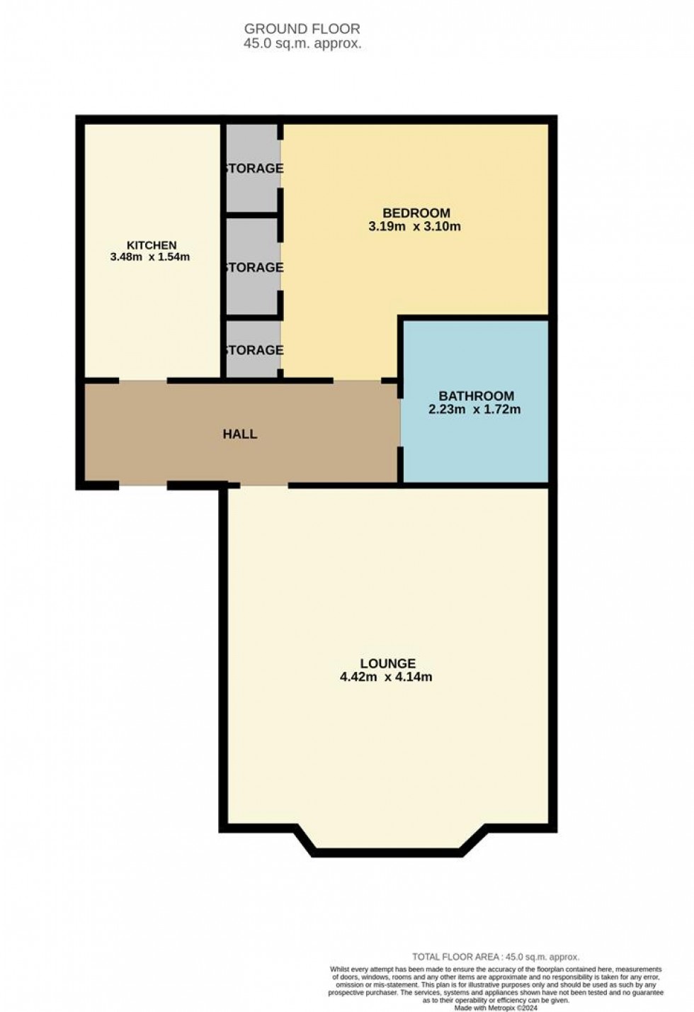 Floorplan for Wedderburn Street, Dundee