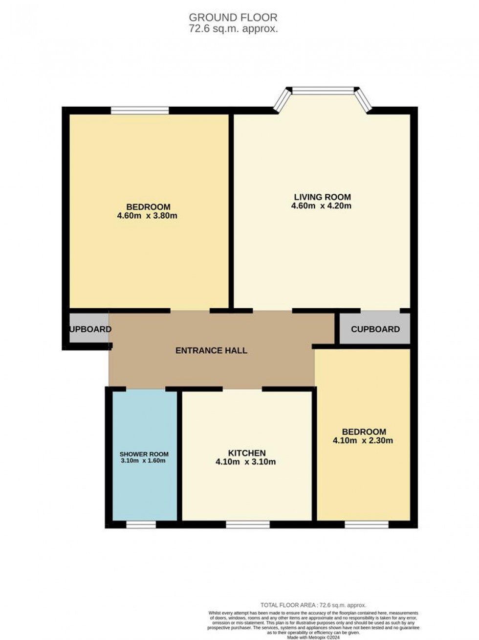 Floorplan for Baxter Park Terrace, Dundee