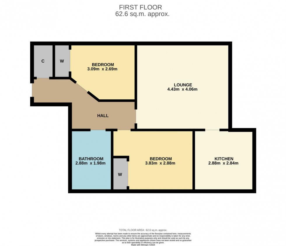 Floorplan for Glenagnes Road, Dundee