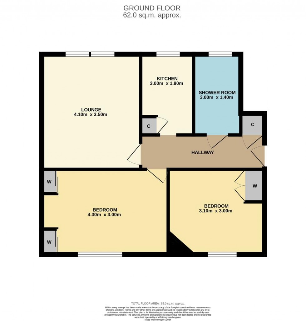 Floorplan for Glenogil Avenue, Dundee