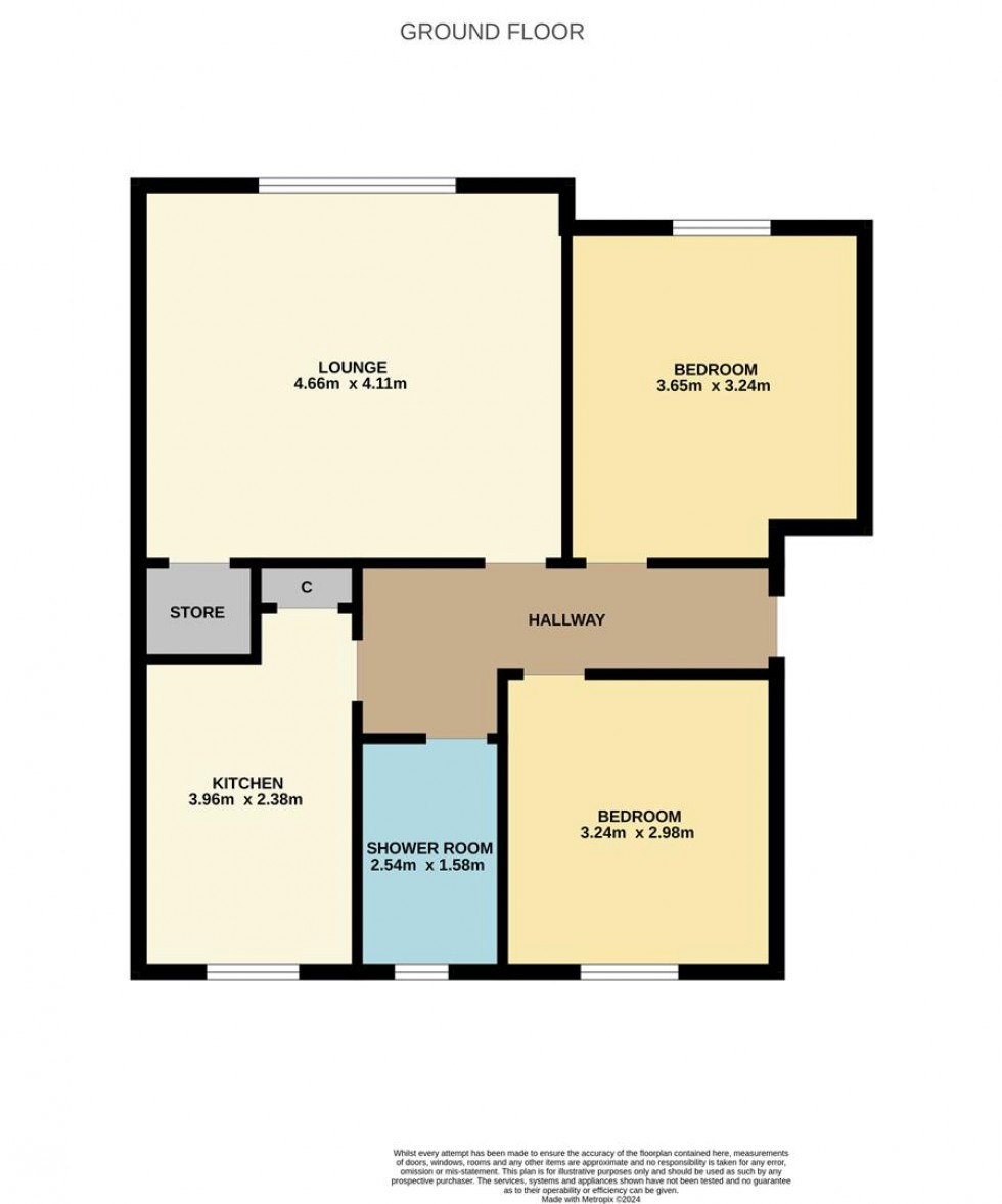 Floorplan for Kenmore Terrace, Dundee