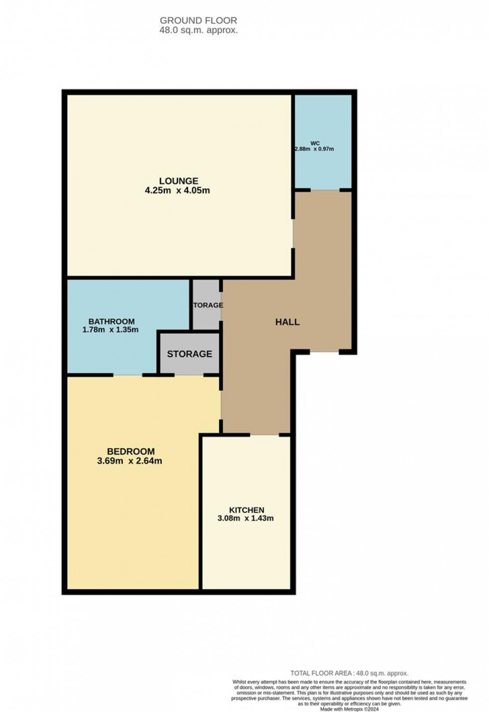 Floorplan for Baxter Park Terrace, Dundee