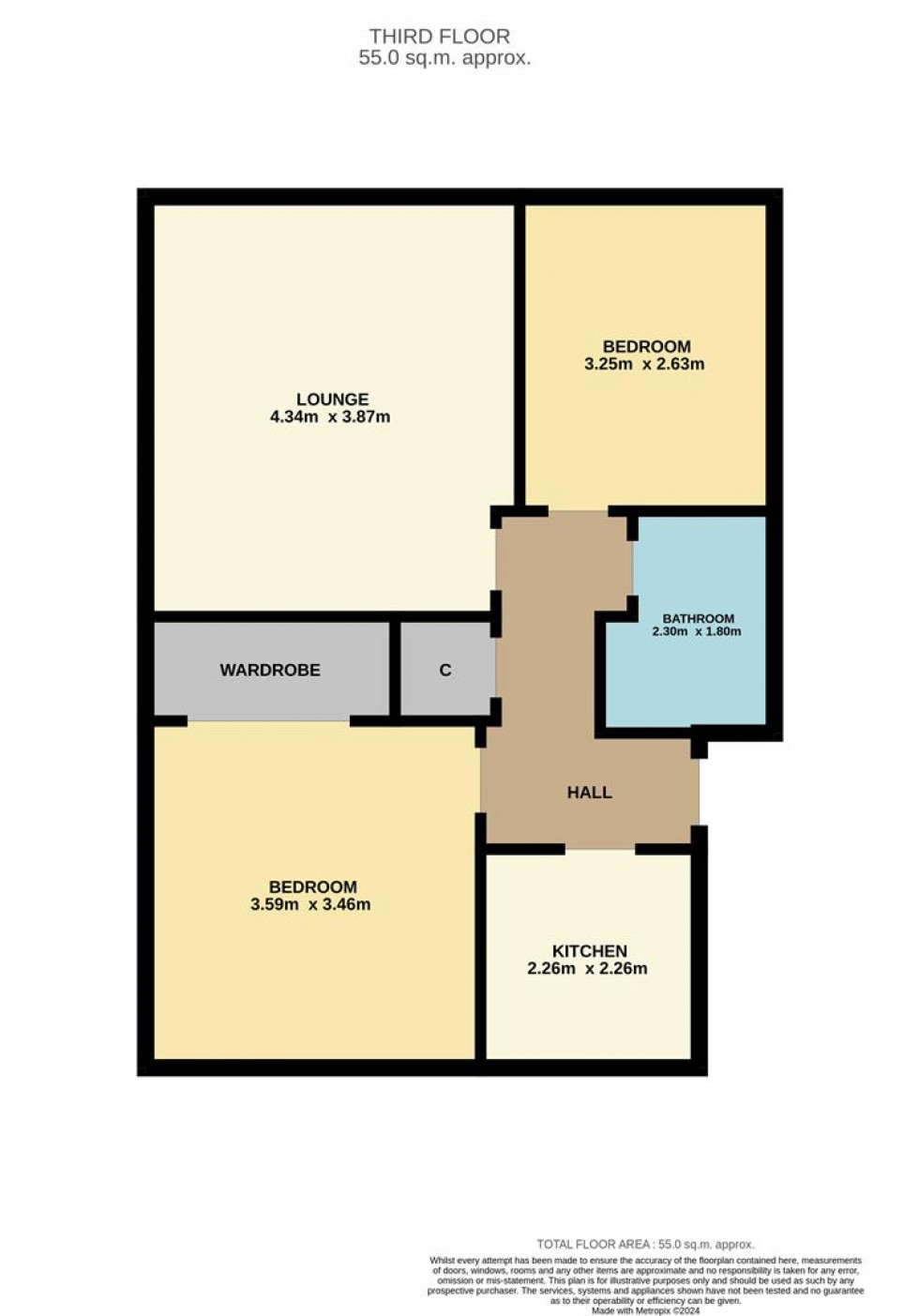 Floorplan for Baffin Street, Dundee