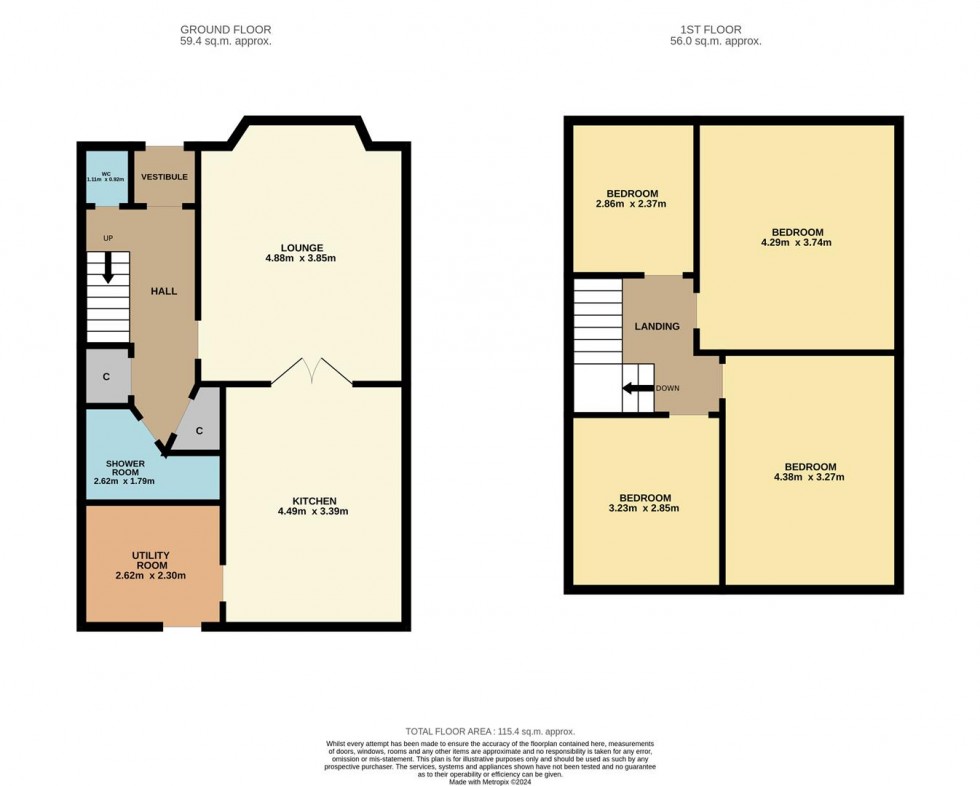 Floorplan for Park Place, Dundee