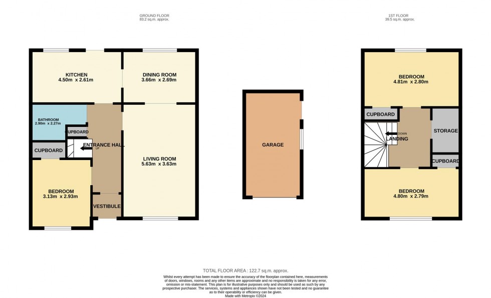 Floorplan for Ericht Road, Wormit, Newport-On-Tay