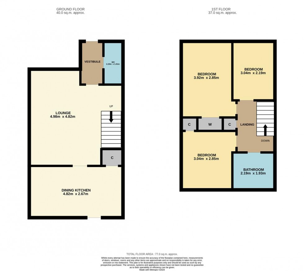 Floorplan for Peebles Drive, Dundee