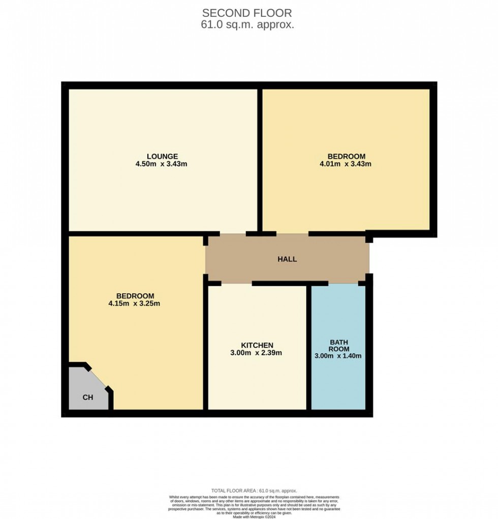 Floorplan for Byron Street, Dundee