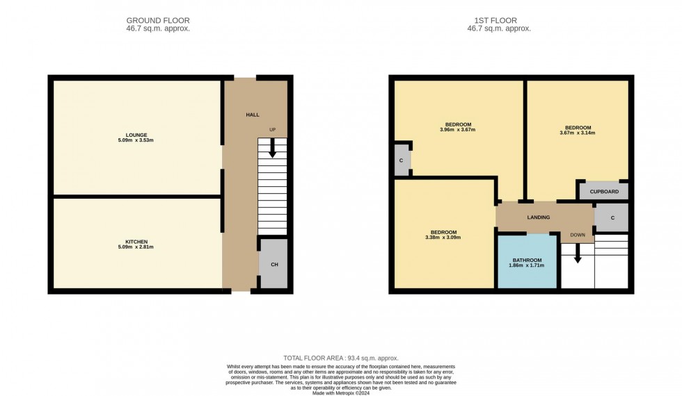 Floorplan for Ballindean Terrace, Dundee