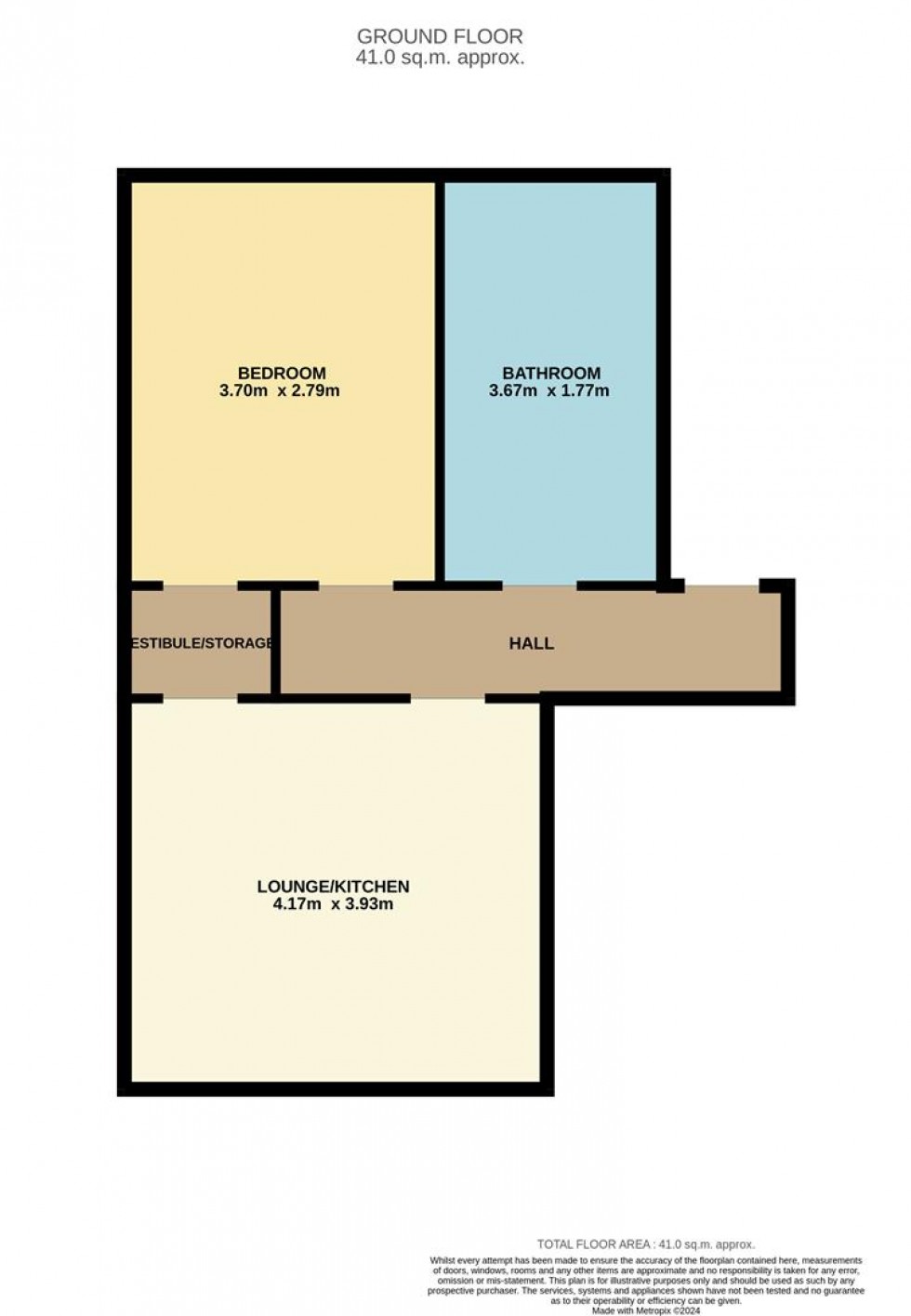 Floorplan for 72 Arklay Street, Dundee