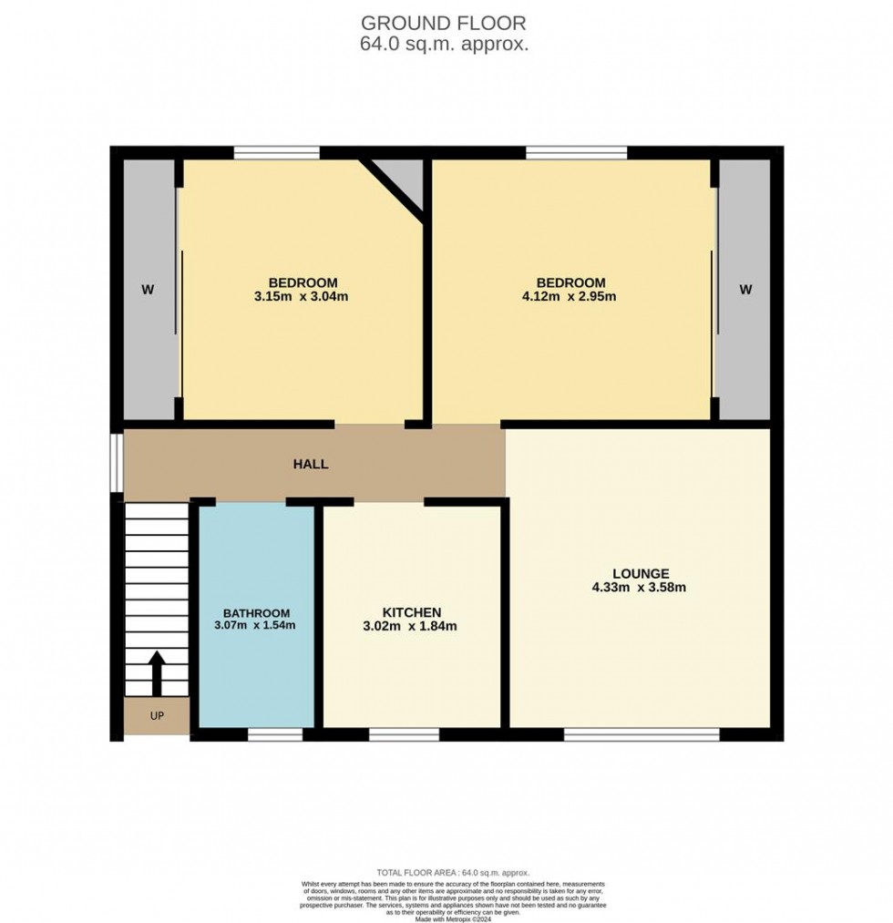 Floorplan for Glenprosen Terrace, Dundee