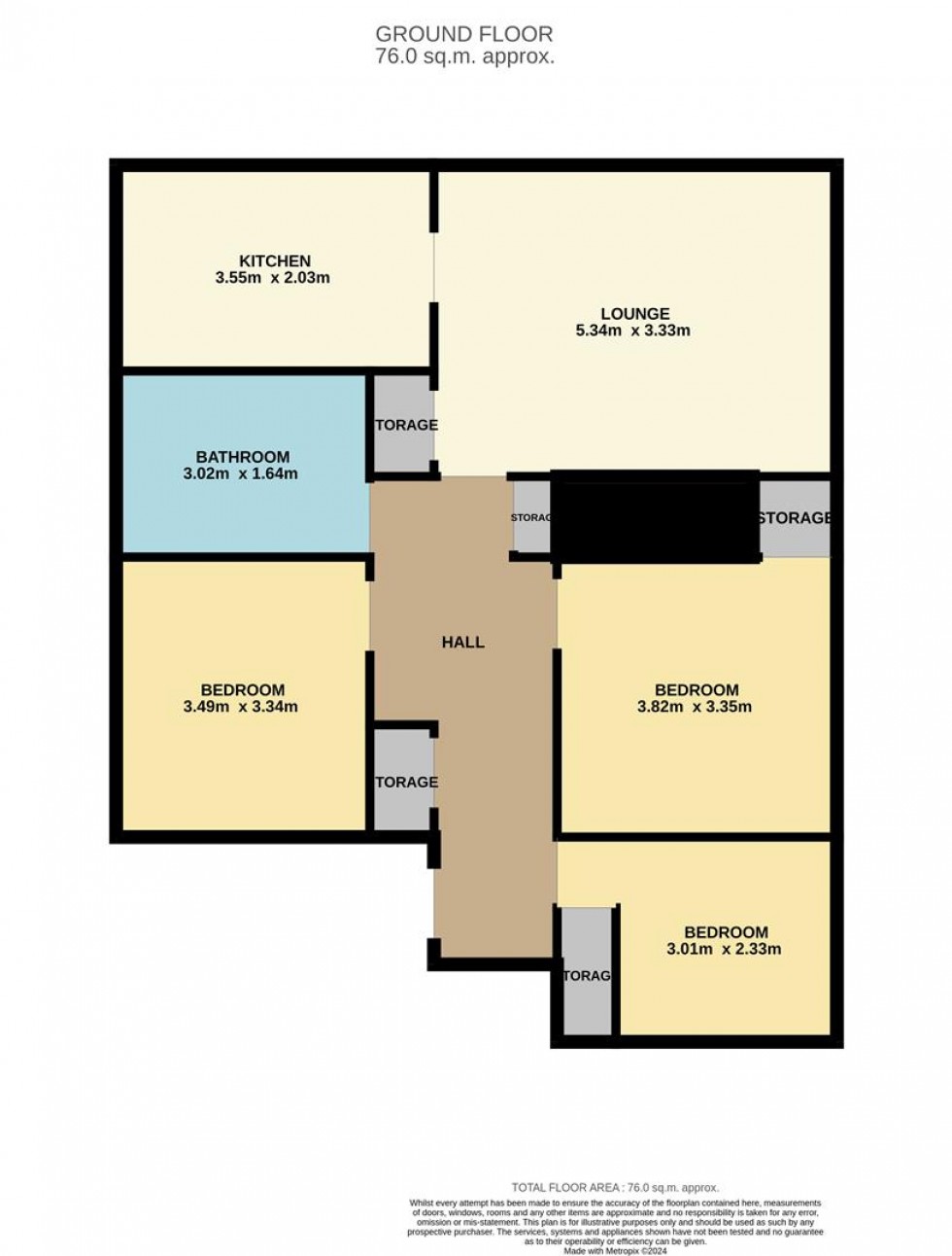 Floorplan for Craigmount Avenue, Dundee