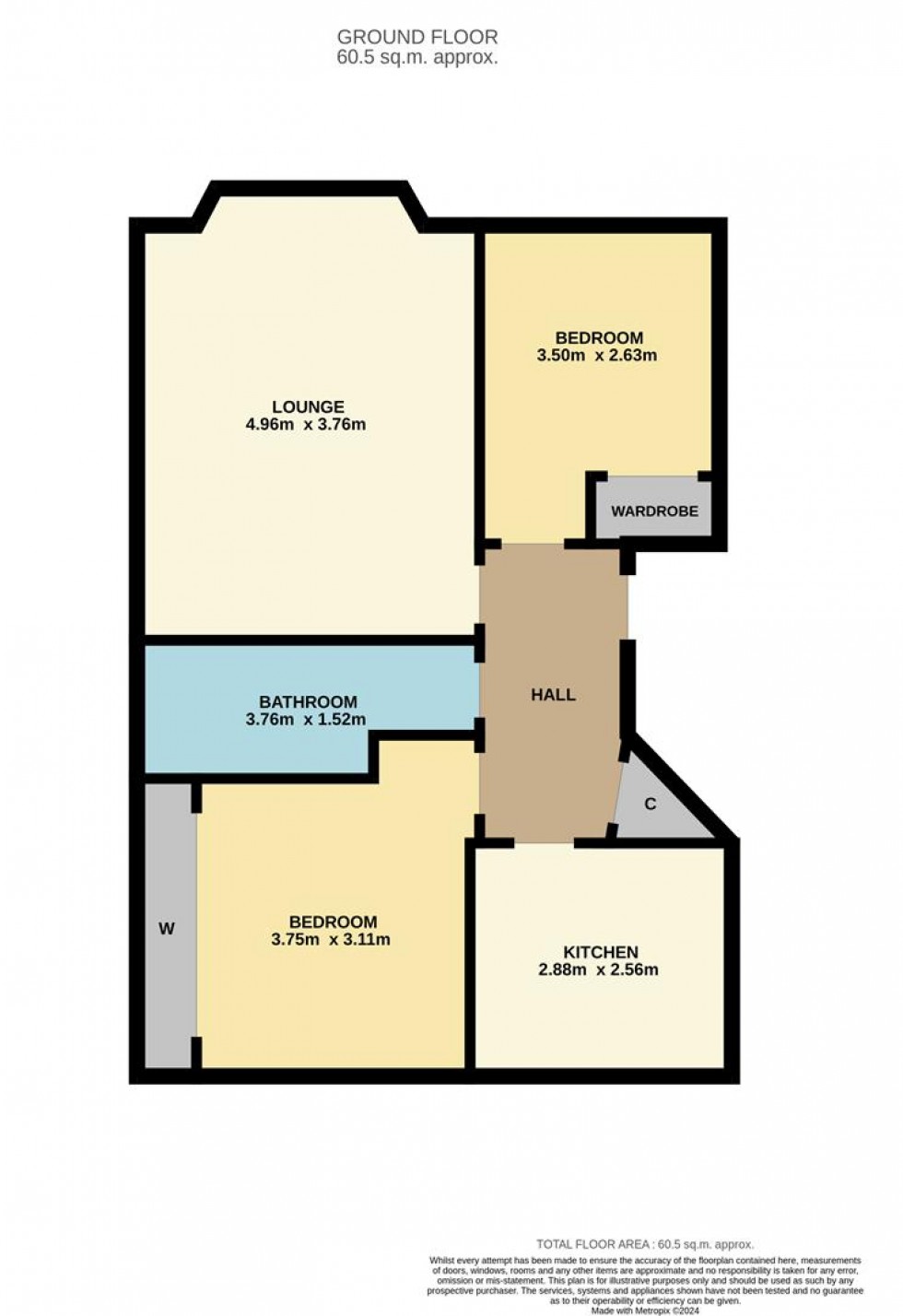 Floorplan for 56 Seafield Road, Dundee