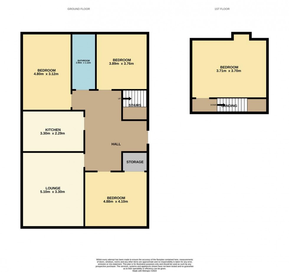 Floorplan for 40 Union Street, Dundee