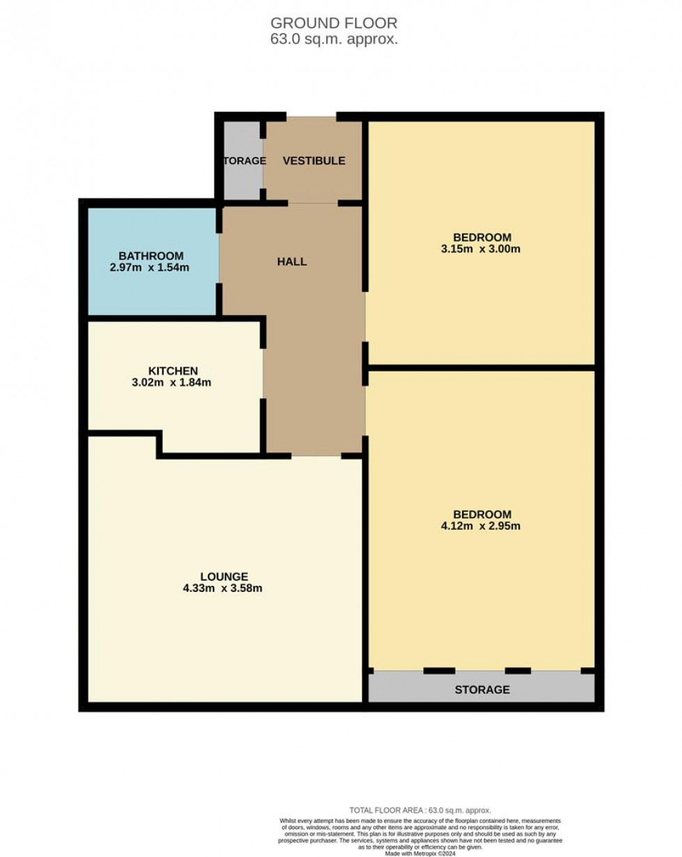 Floorplan for Glenprosen Drive, Dundee