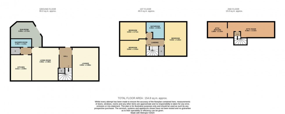 Floorplan for West Hillbank, Kirriemuir