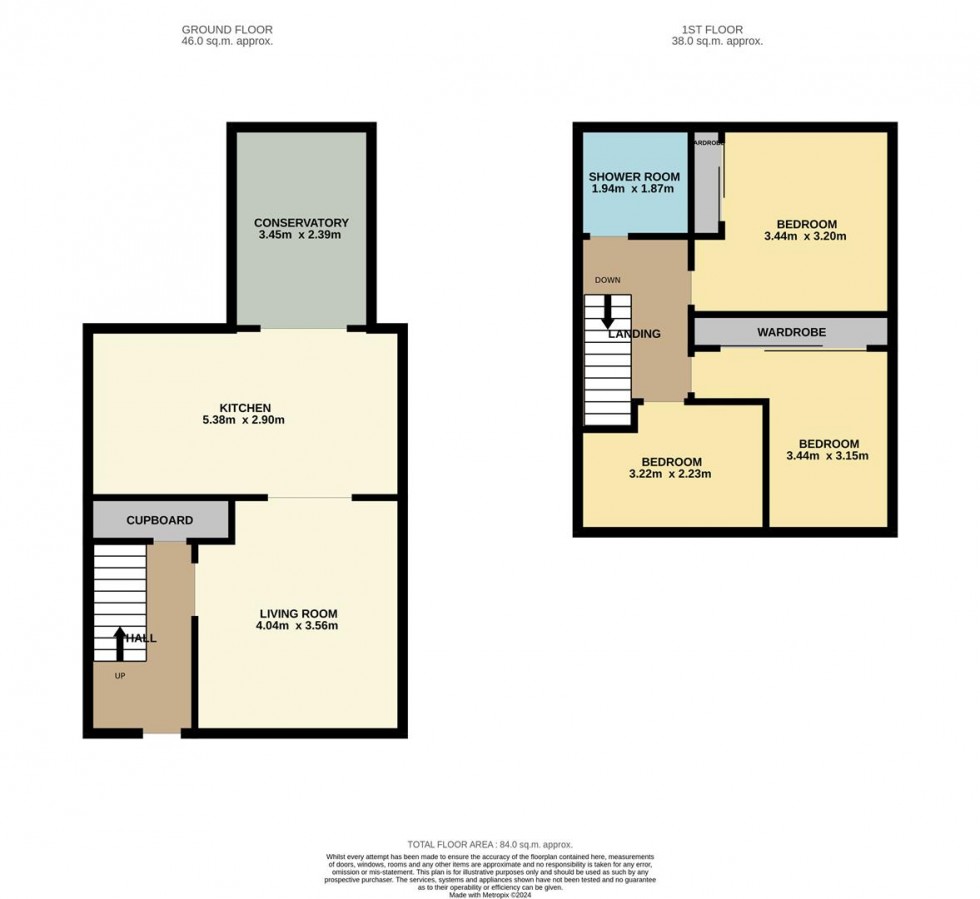 Floorplan for Granton Terrace, Dundee