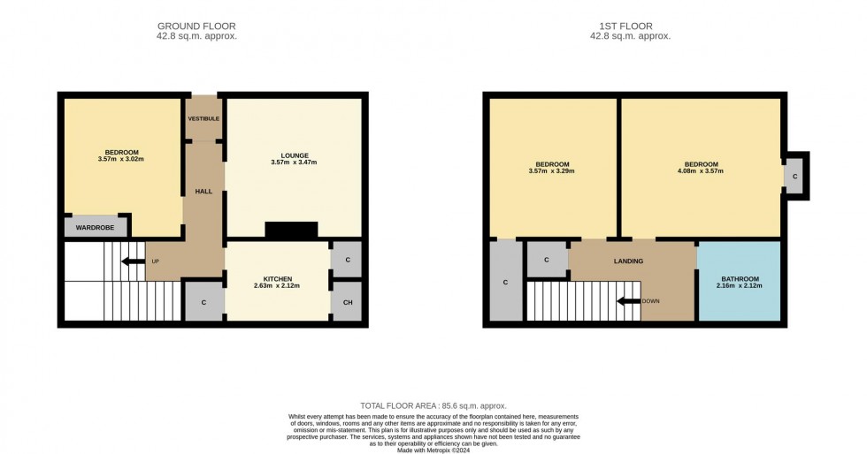 Floorplan for Forres Crescent, Dundee