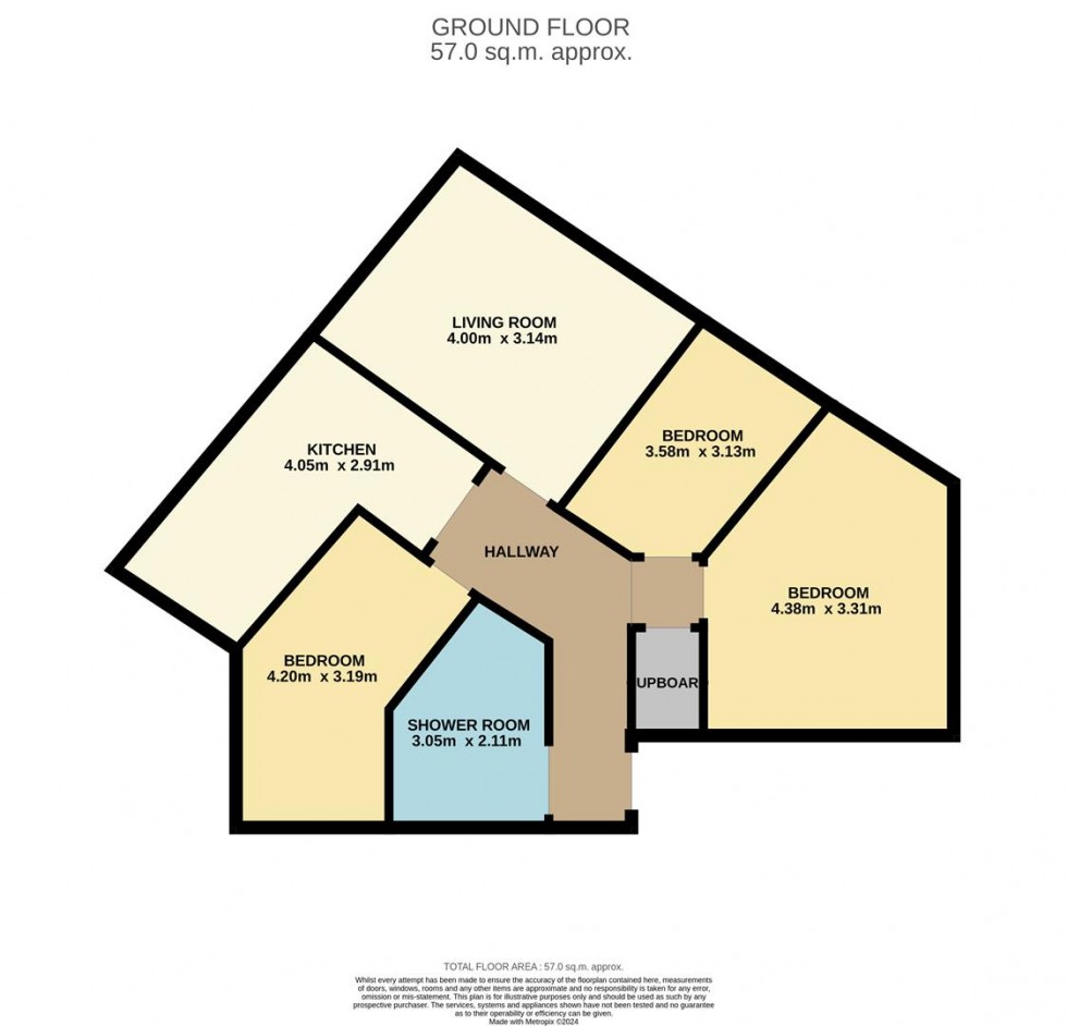 Floorplan for Strathmartine Road, Dundee