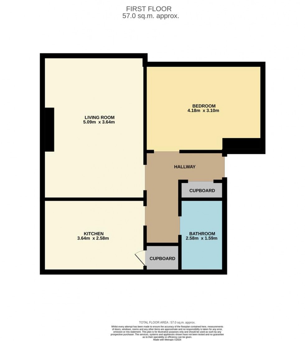 Floorplan for Kenmore Terrace, Dundee