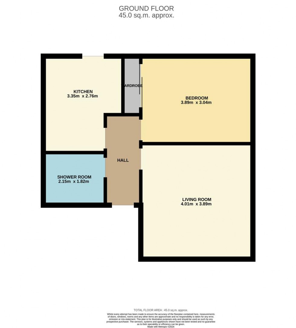 Floorplan for Norries Road, Westhaven, Carnoustie