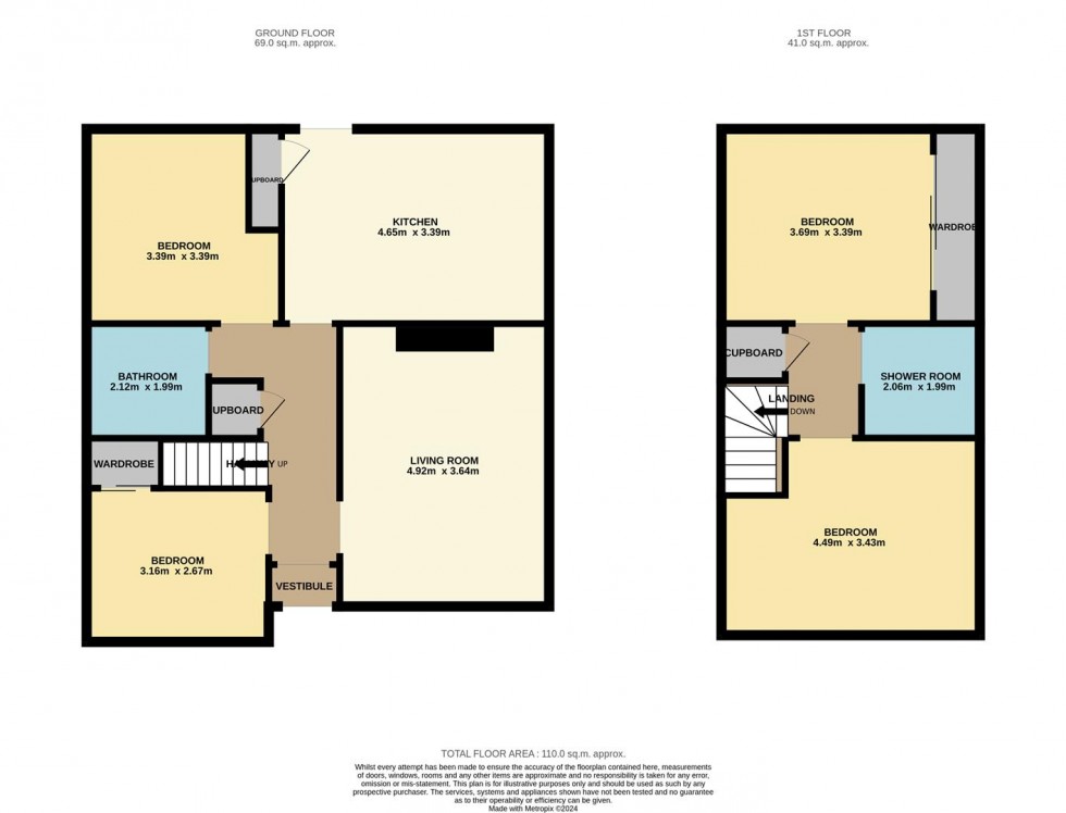 Floorplan for Rosemount Road, Birkhill, Dundee