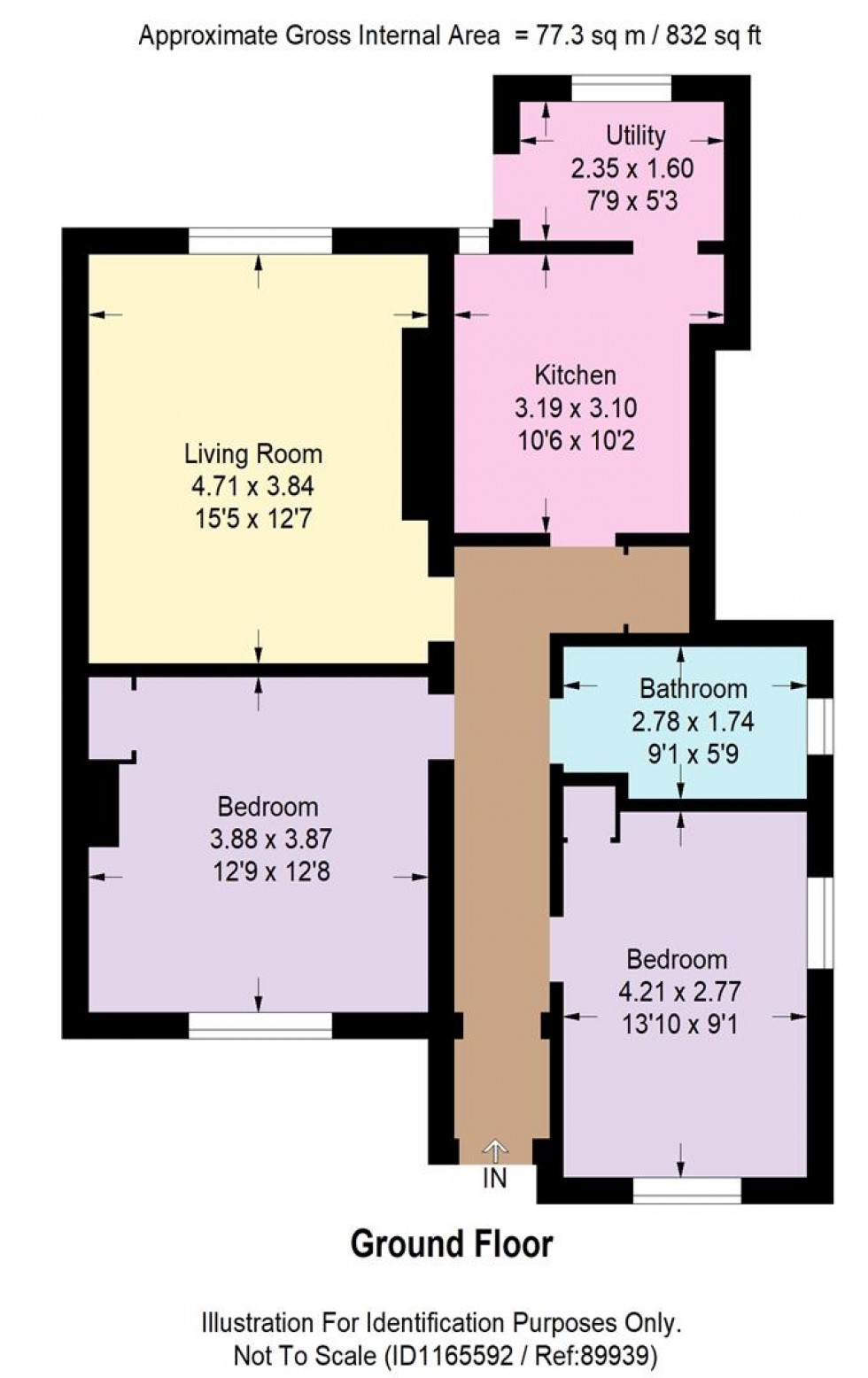 Floorplan for Norman View, Leuchars, St. Andrews