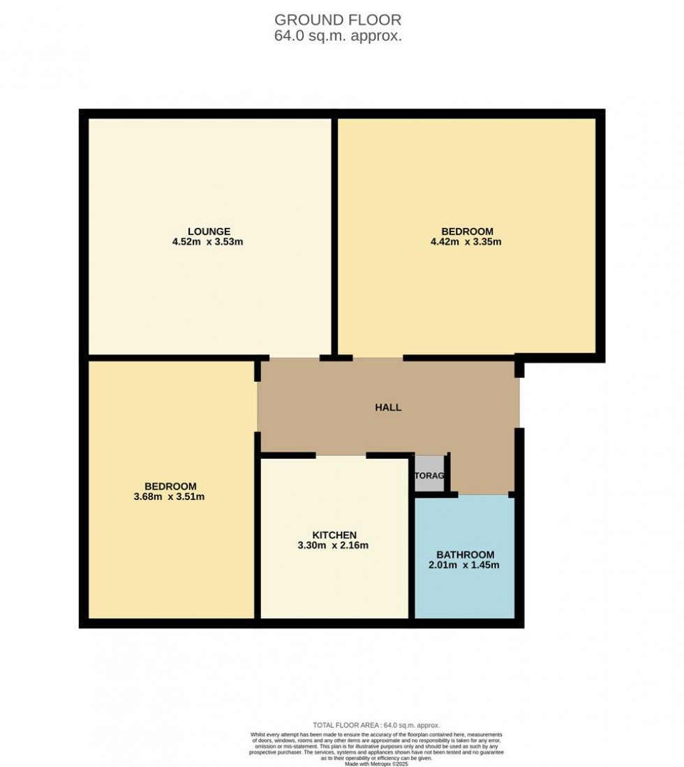 Floorplan for Hepburn Street, Dundee