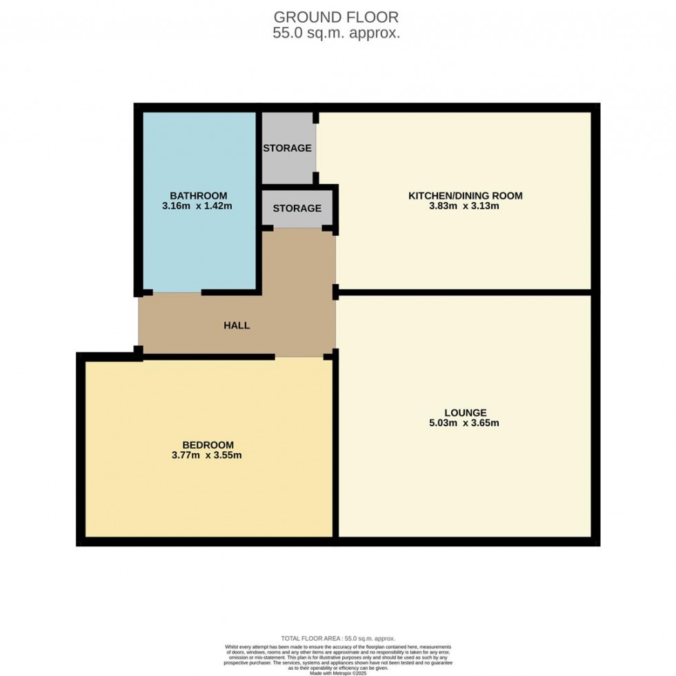 Floorplan for Moncur Crescent, Dundee