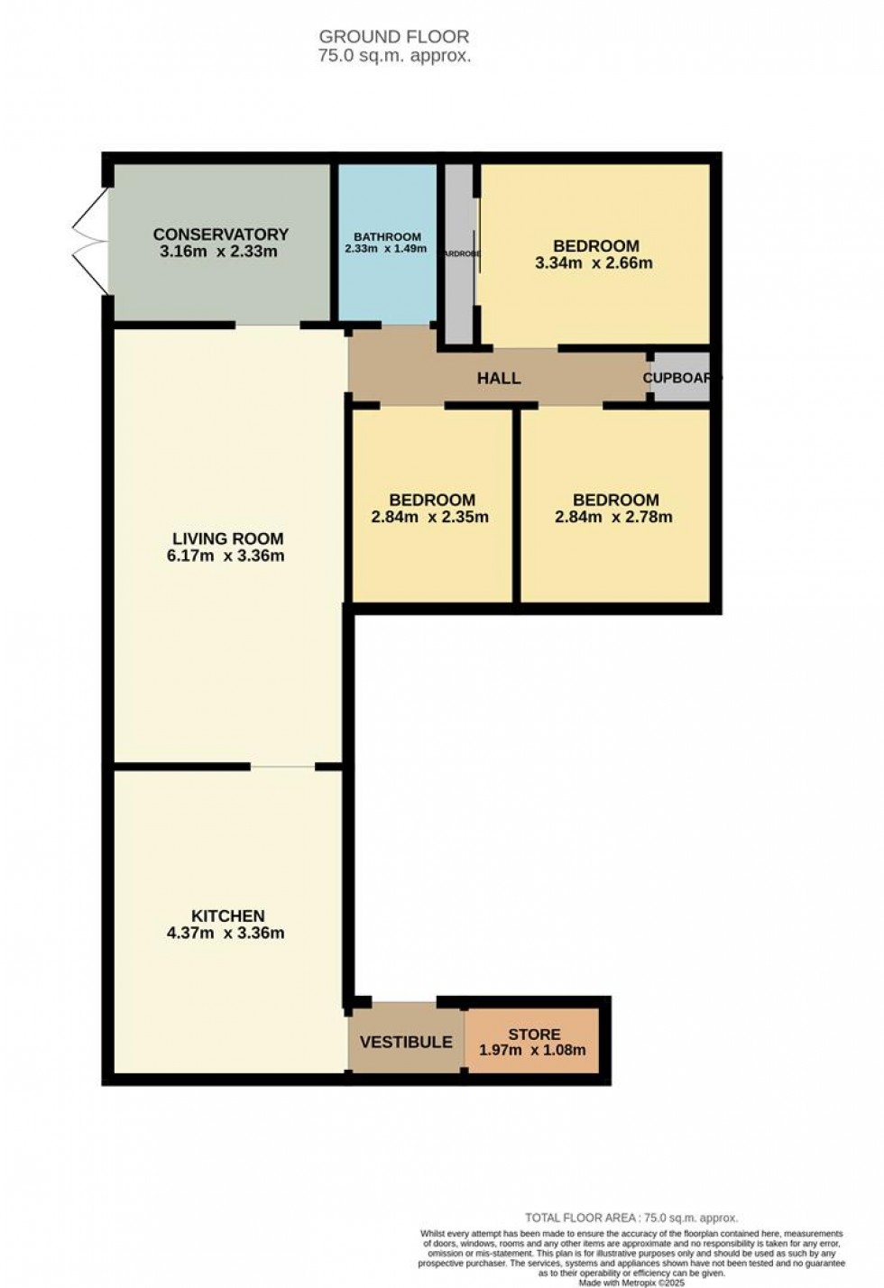 Floorplan for Strathmore Terrace, Glamis, Forfar