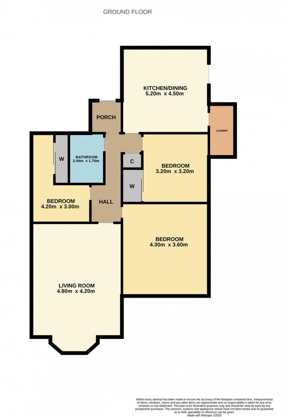 Floorplan for Hill Crescent, Wormit, Newport-On-Tay