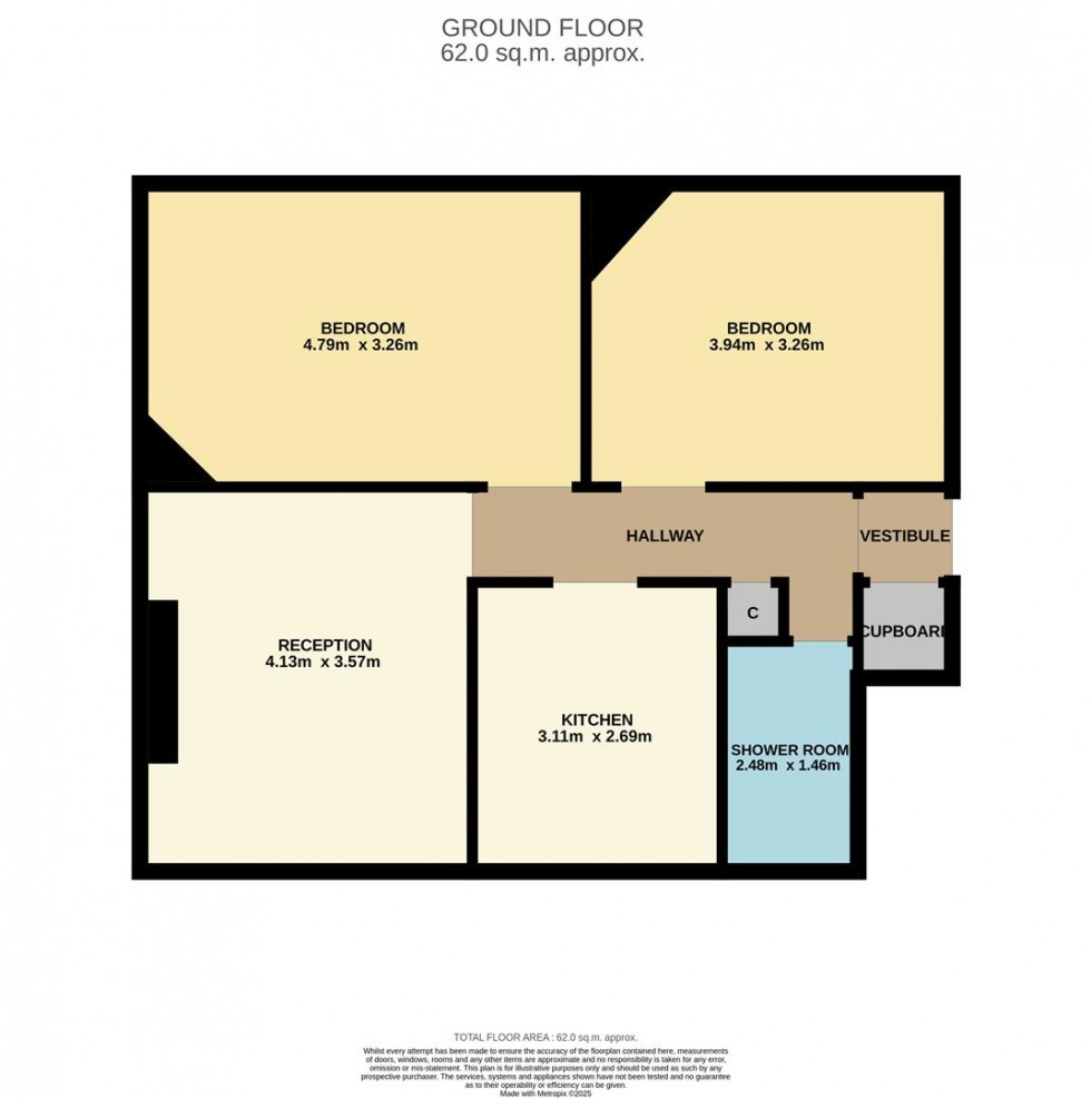 Floorplan for Woodside Terrace, Dundee